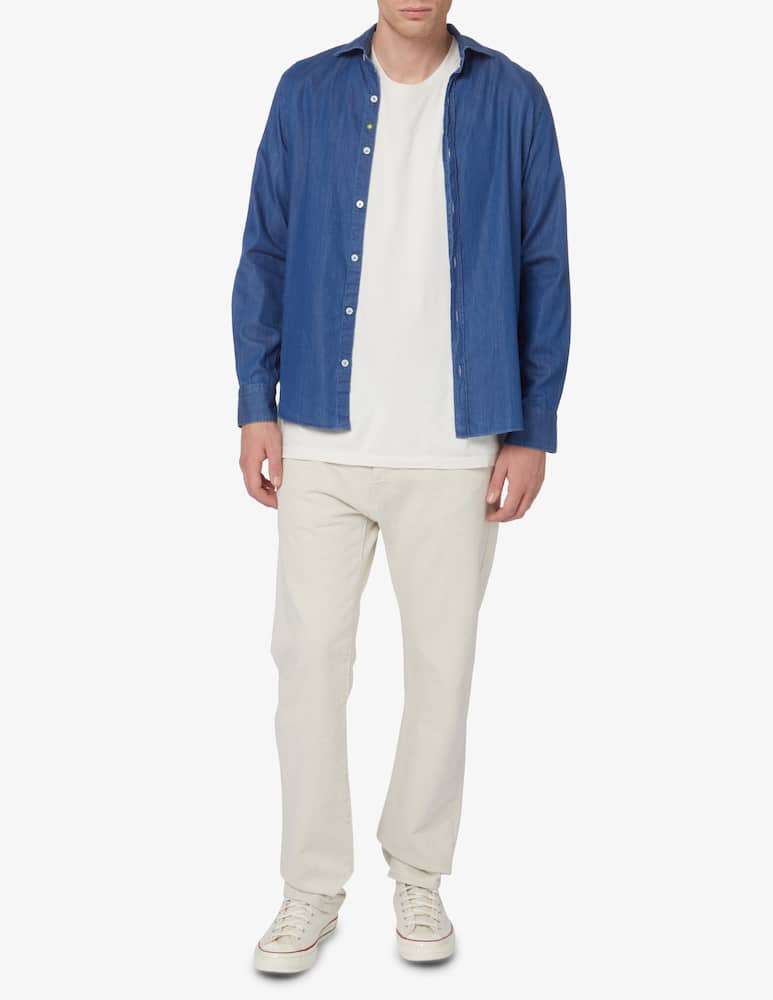 rinascente Giannetto Portofino Camicia in denim - Blu