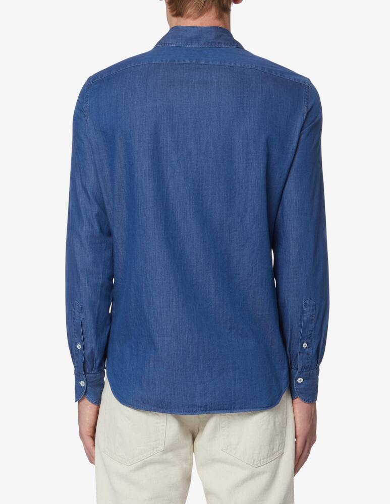 rinascente Giannetto Portofino Camicia in denim - Blu