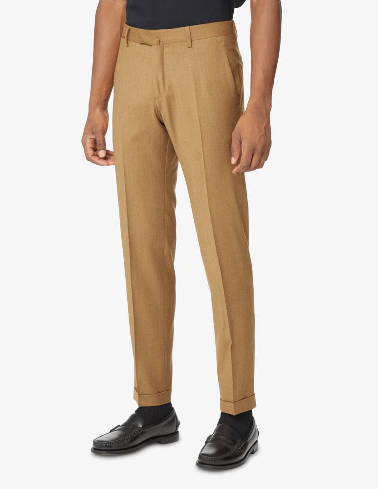 rinascente Briglia Pantaloni in flanella misto cashmere - Marrone