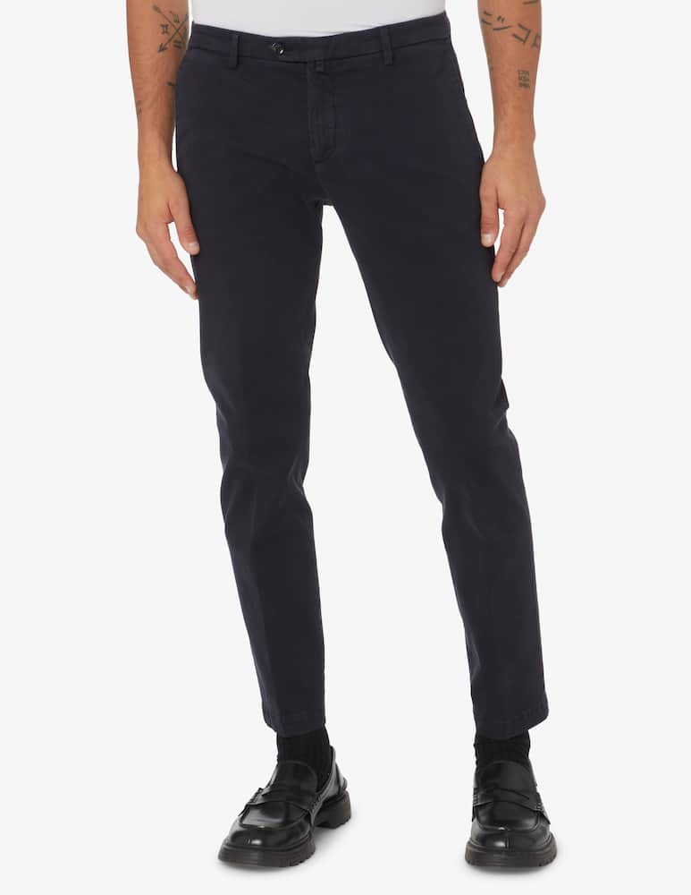 Briglia Chino gabardina trousers - Black - picture 2 Briglia Chino gabardina trousers - Black - picture 2