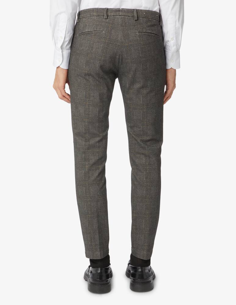 rinascente Briglia Pantaloni principe di galles lana - Grigio