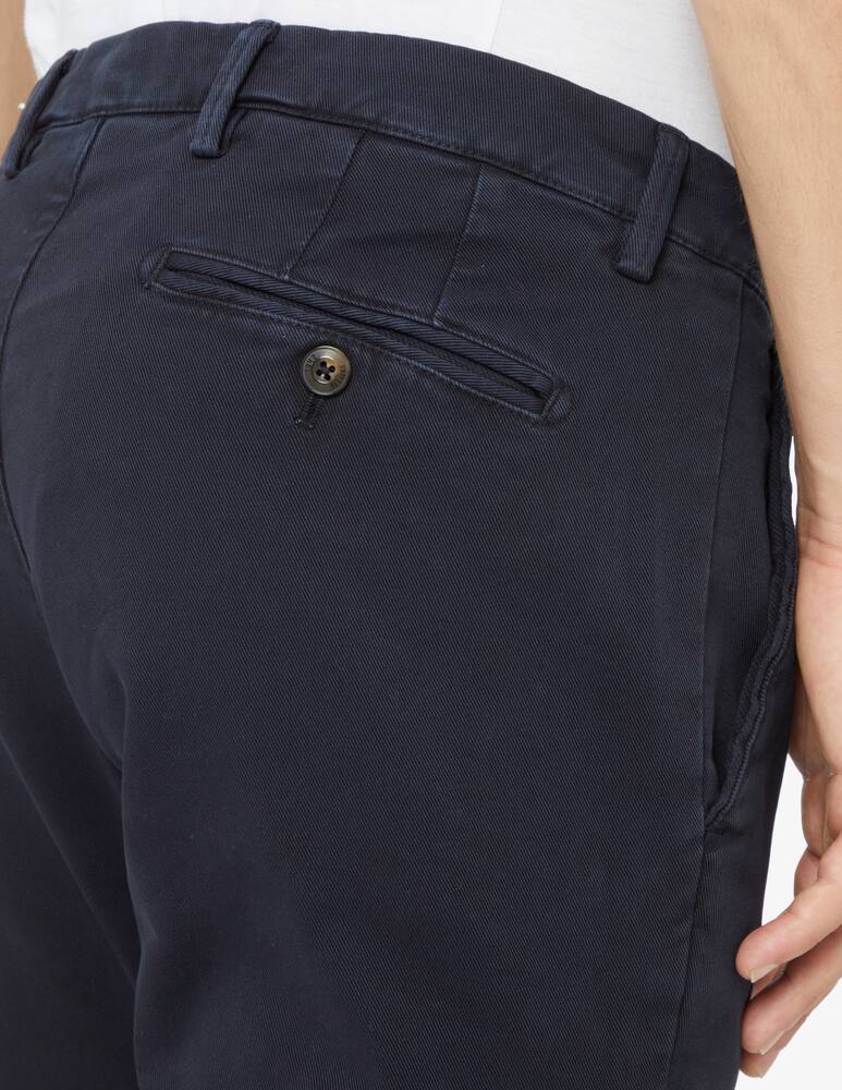 rinascente Briglia Pantaloni chino bull in cotone - Blu