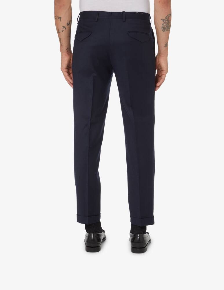 rinascente Briglia Pantaloni in flanella misto cashmere - Blu