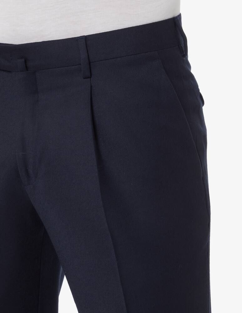 rinascente Briglia Pantaloni in flanella misto cashmere - Blu