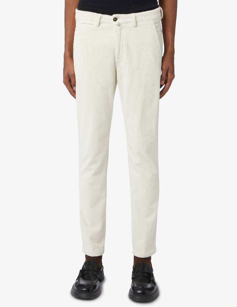 rinascente Briglia Pantaloni chino in velluto - Bianco