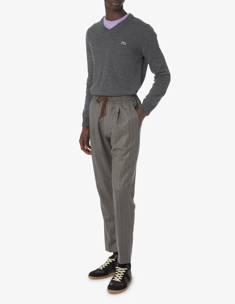 Briglia Pantaloni coulisse in lana - Grigio - immagine 2 Briglia Pantaloni coulisse in lana - Grigio - immagine 2