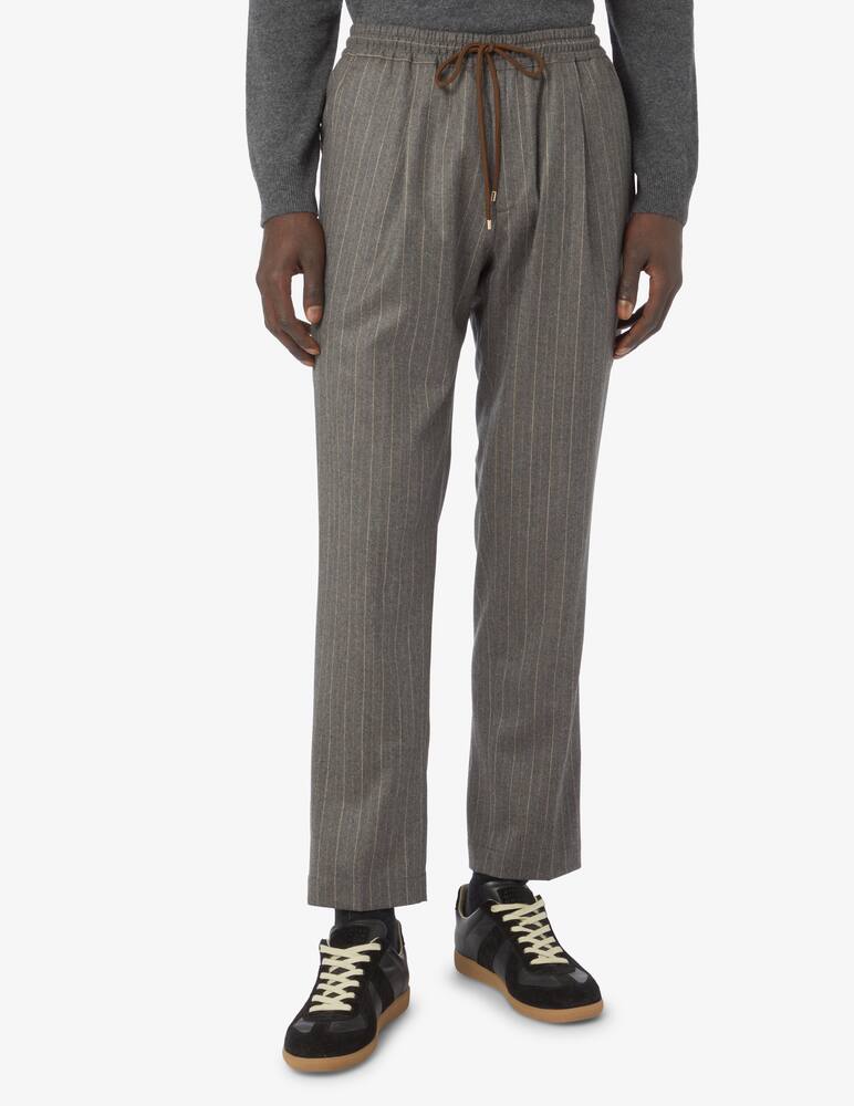 Briglia Pantaloni coulisse in lana - Grigio - immagine 1 Briglia Pantaloni coulisse in lana - Grigio - immagine 1