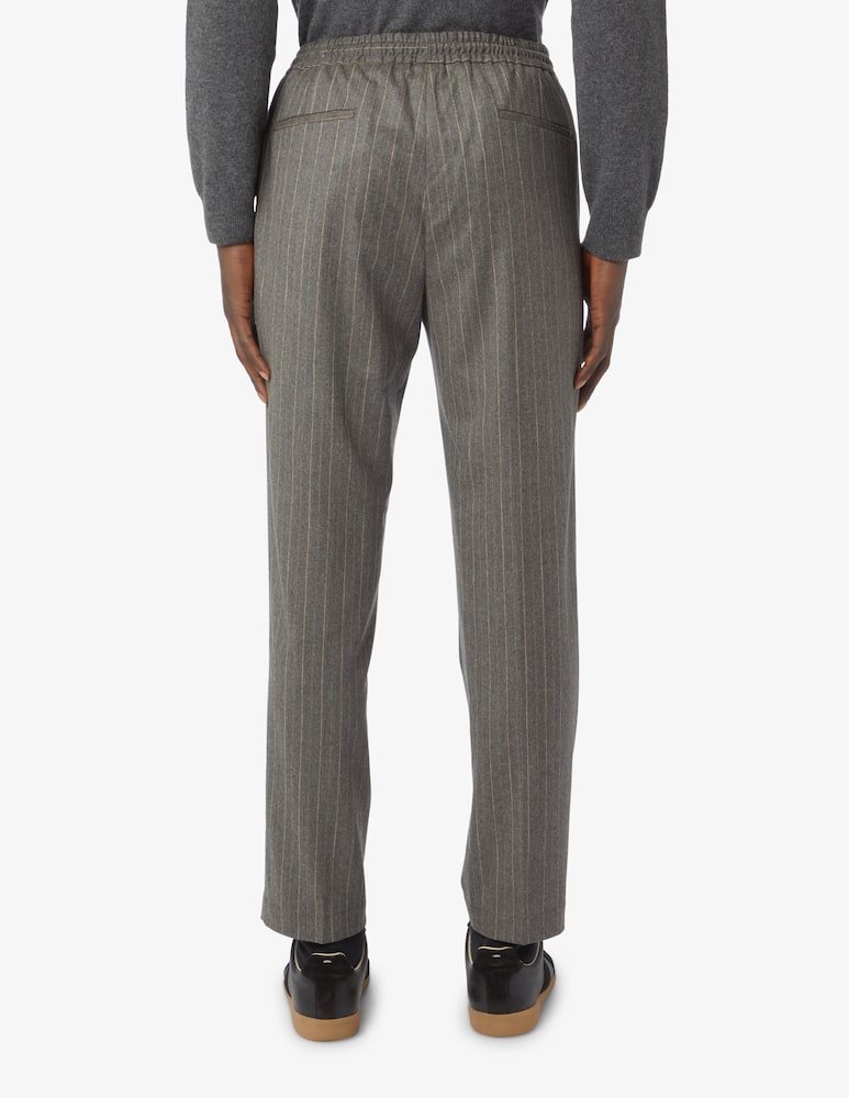 Briglia Pantaloni coulisse in lana - Grigio - immagine 3 Briglia Pantaloni coulisse in lana - Grigio - immagine 3