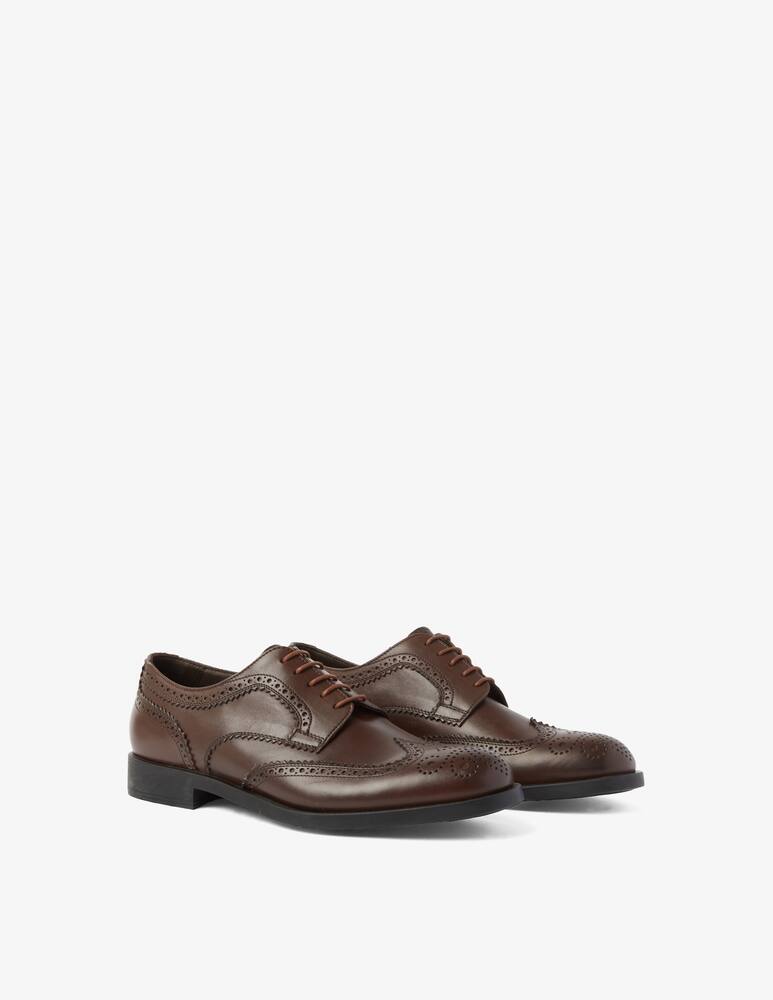 rinascente Fratelli Rossetti Derby leather shoes - Brown