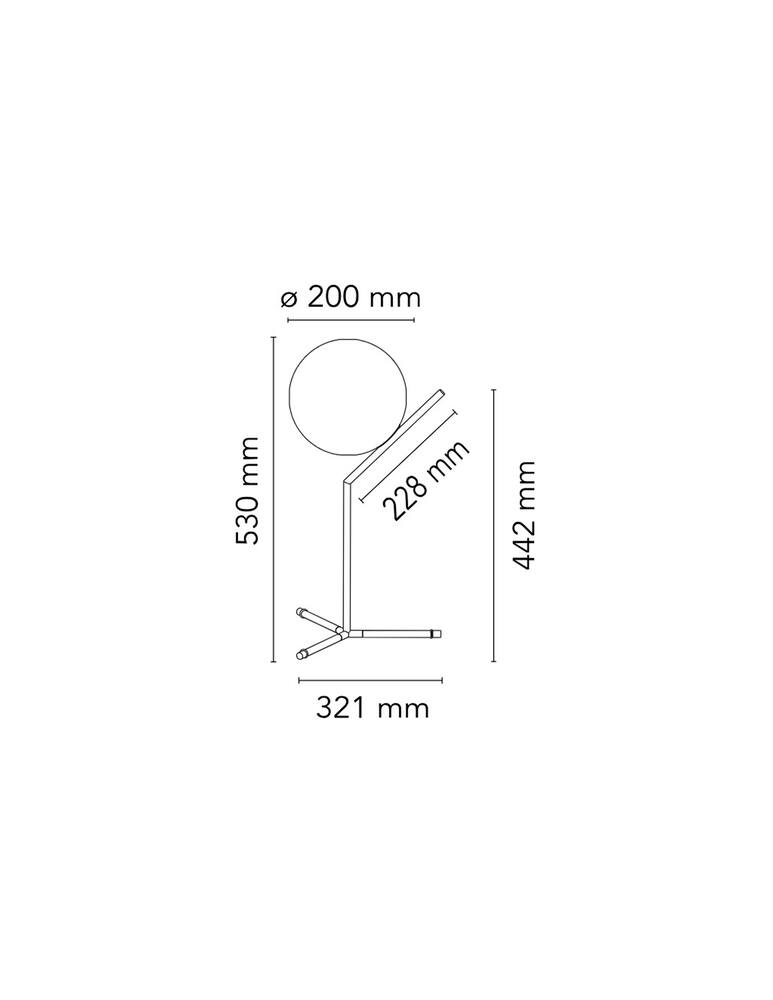 rinascente Flos IC Lights Table 1 High table lamp