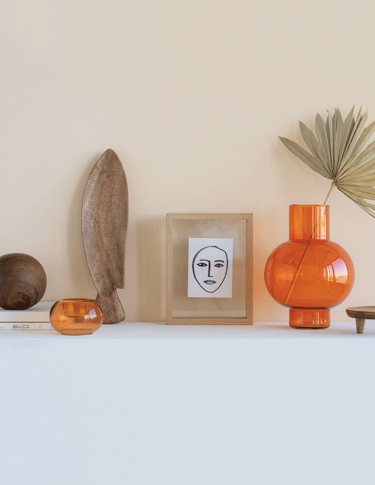 rinascente Urban Nature Culture Vase Tummy A Orange Rust