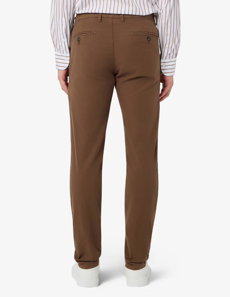 rinascente Briglia Chino slim piquet trousers
