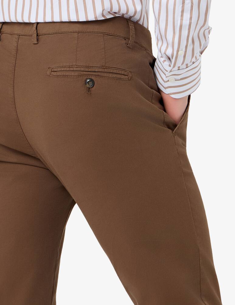 rinascente Briglia Chino slim piquet trousers