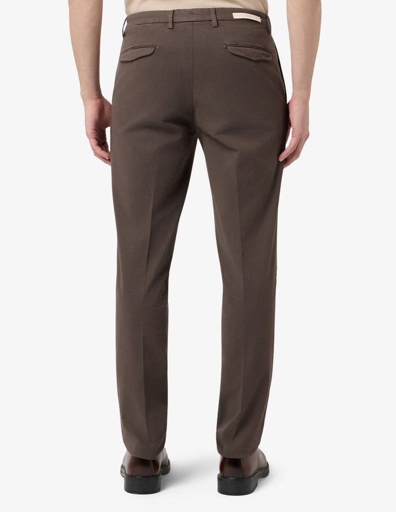 Briglia Chino taper cotton tencel trousers - picture 3 Briglia Chino taper cotton tencel trousers - picture 3