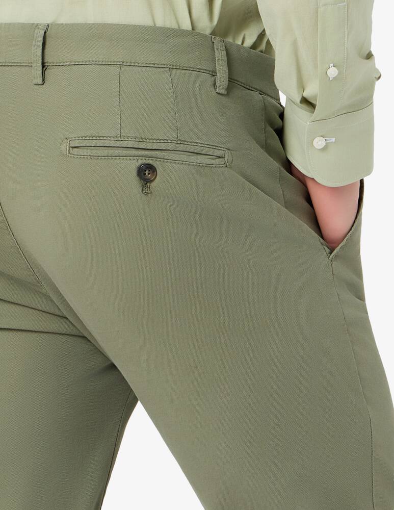 Briglia Chino slim piquet trousers - picture 4 Briglia Chino slim piquet trousers - picture 4