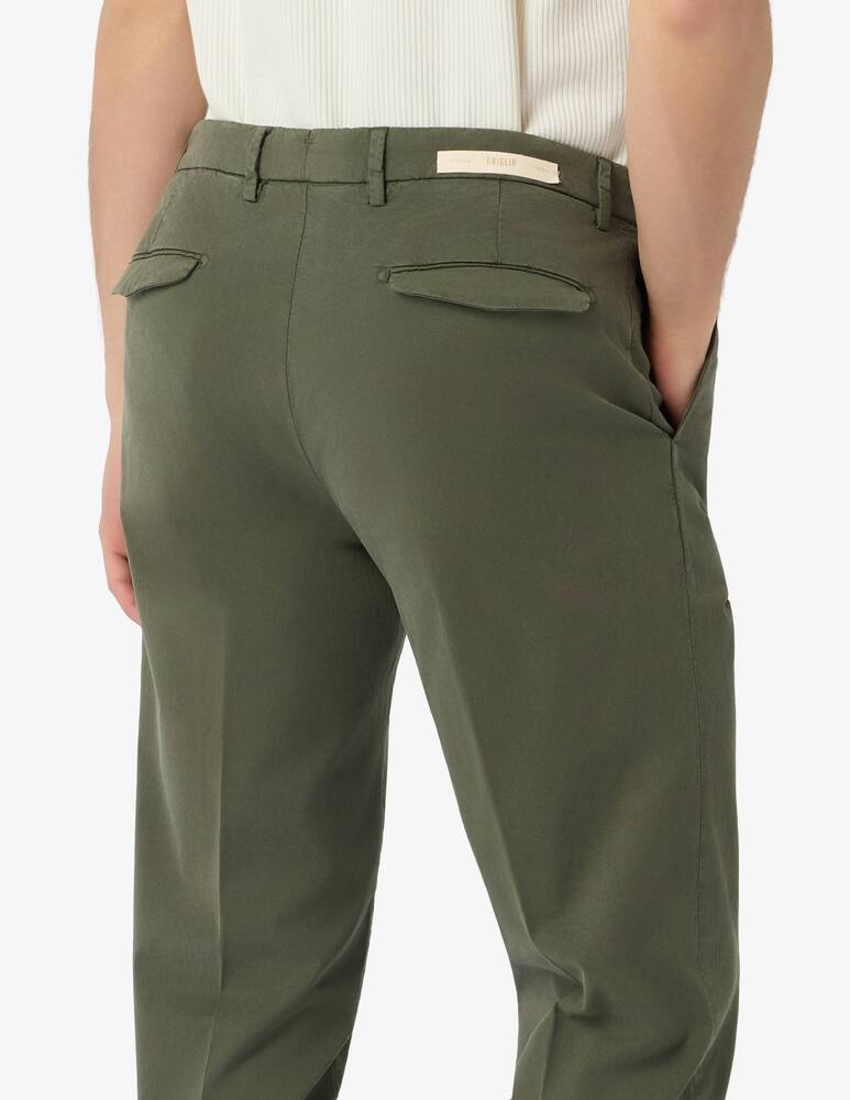 rinascente Briglia Chino taper tencel trousers