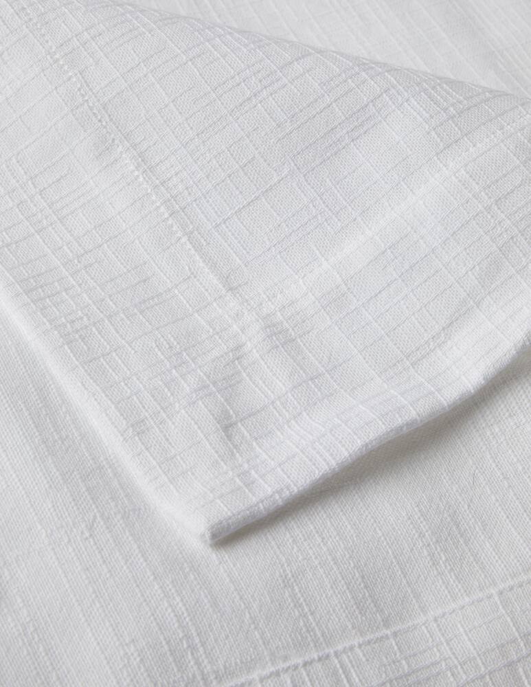 rinascente Somma Etimo tovaglia 8 persone tessuto jacquard 160x220 - bianco