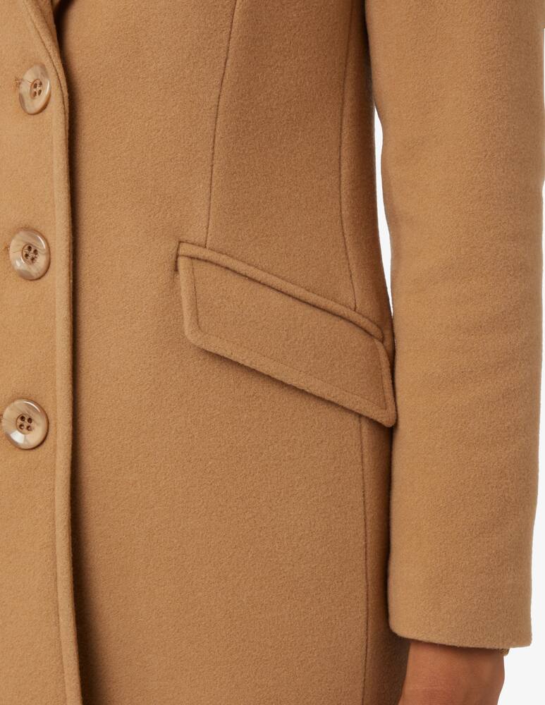 rinascente Elizabeth Ascot Cappotto corto 3 bottoni - Marrone