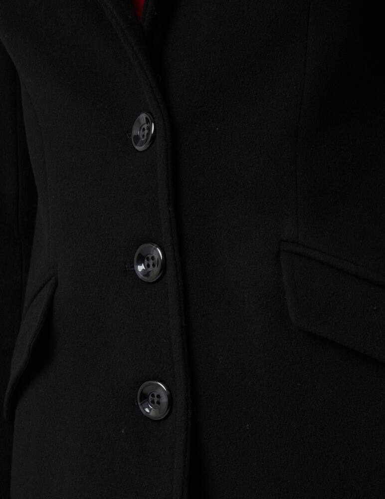 rinascente Elizabeth Ascot Cappotto corto 3 bottoni - Nero