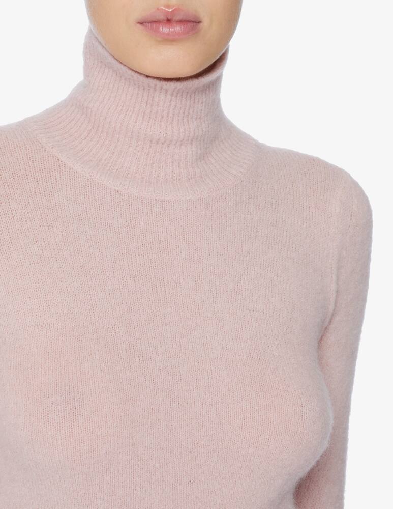 rinascente Rinascente Collection Pink Label Ribbed crop turtleneck - Pink