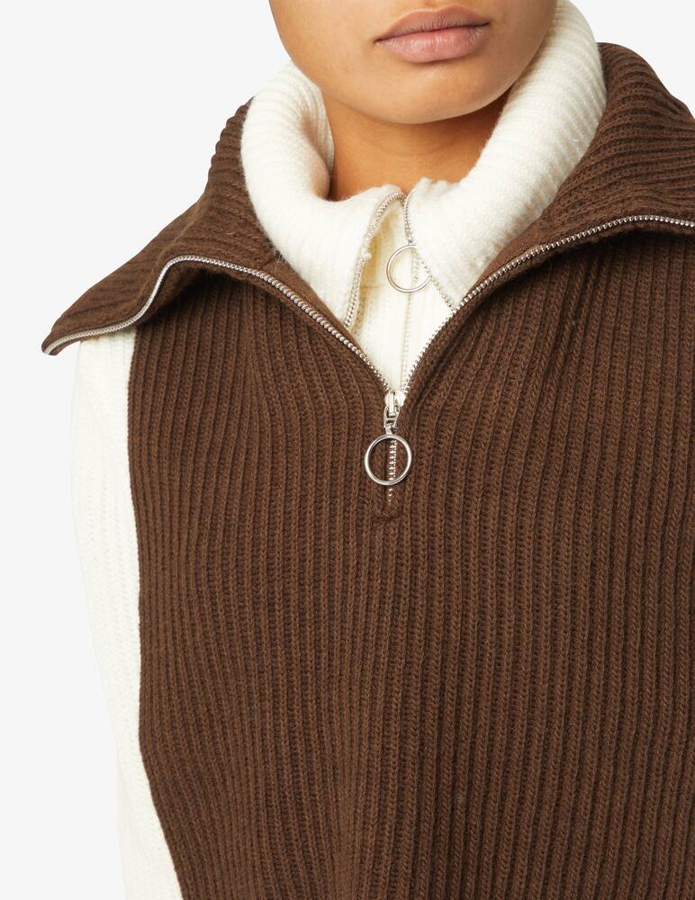 rinascente Rinascente Collection Pink Label Bib with zip - Brown