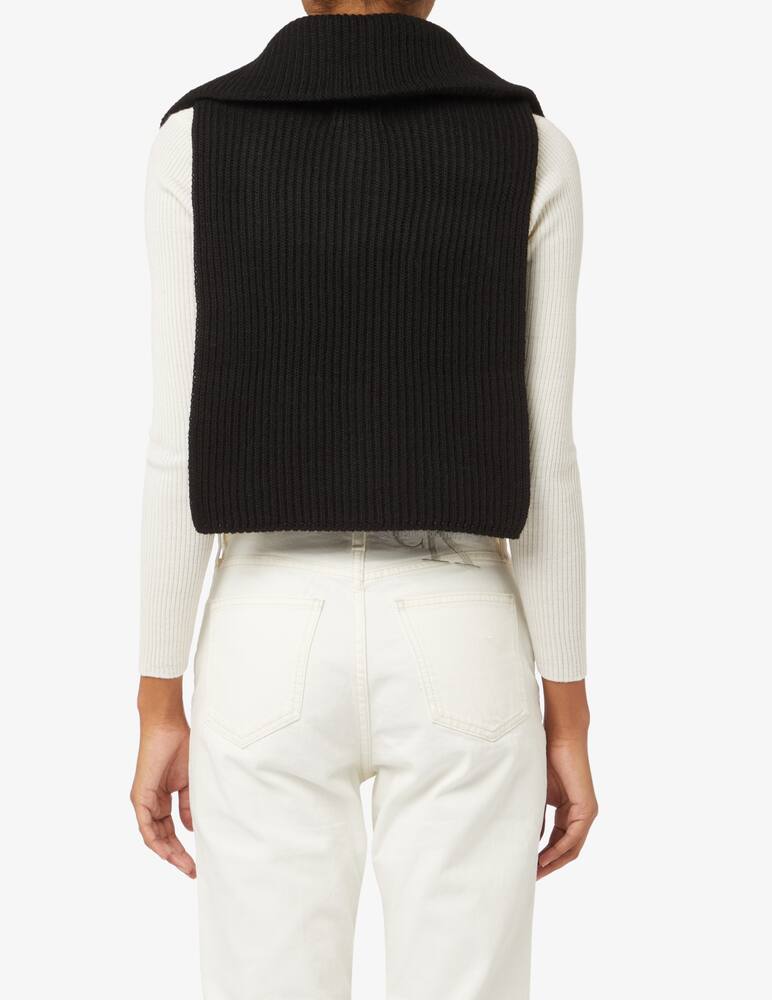 rinascente Rinascente Collection Pink Label Bib con zip collone - Nero