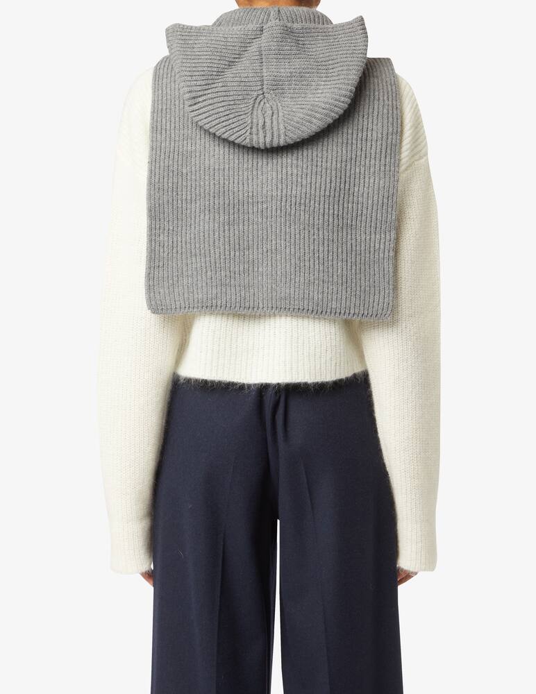 rinascente Rinascente Collection Pink Label Hooded bib - Grey