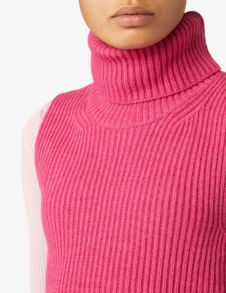 rinascente Rinascente Collection Pink Label Vest with turtleneck - Pink