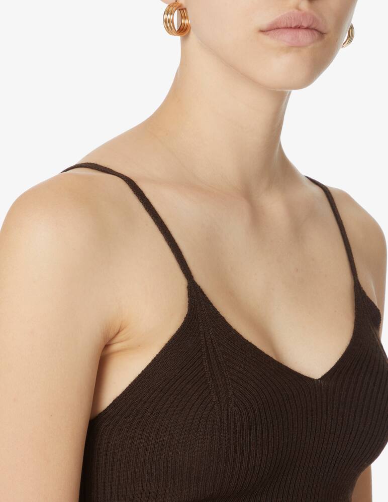 rinascente Rinascente Collection Pink Label Ribbed bralette - Black