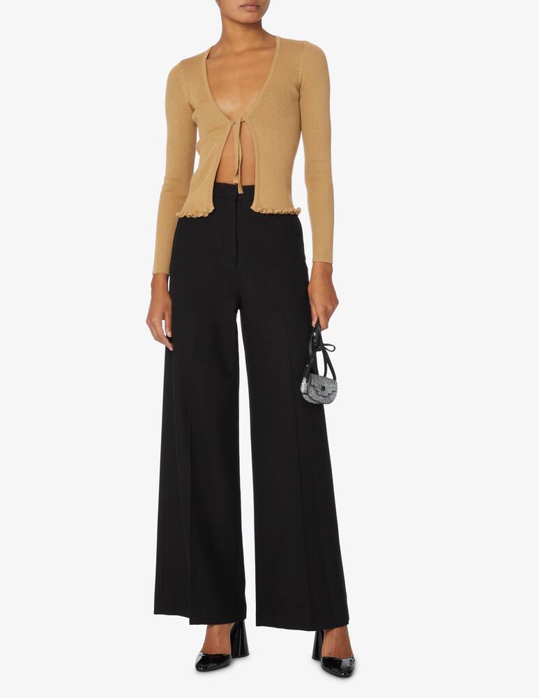 rinascente Rinascente Collection Pink Label Short cardigan with laces - Beige