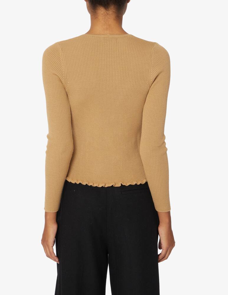 rinascente Rinascente Collection Pink Label Short cardigan with laces - Beige