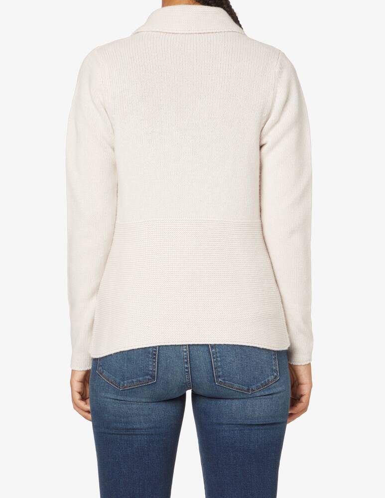 rinascente Elizabeth Ascot Cardigan in misto lana - Bianco