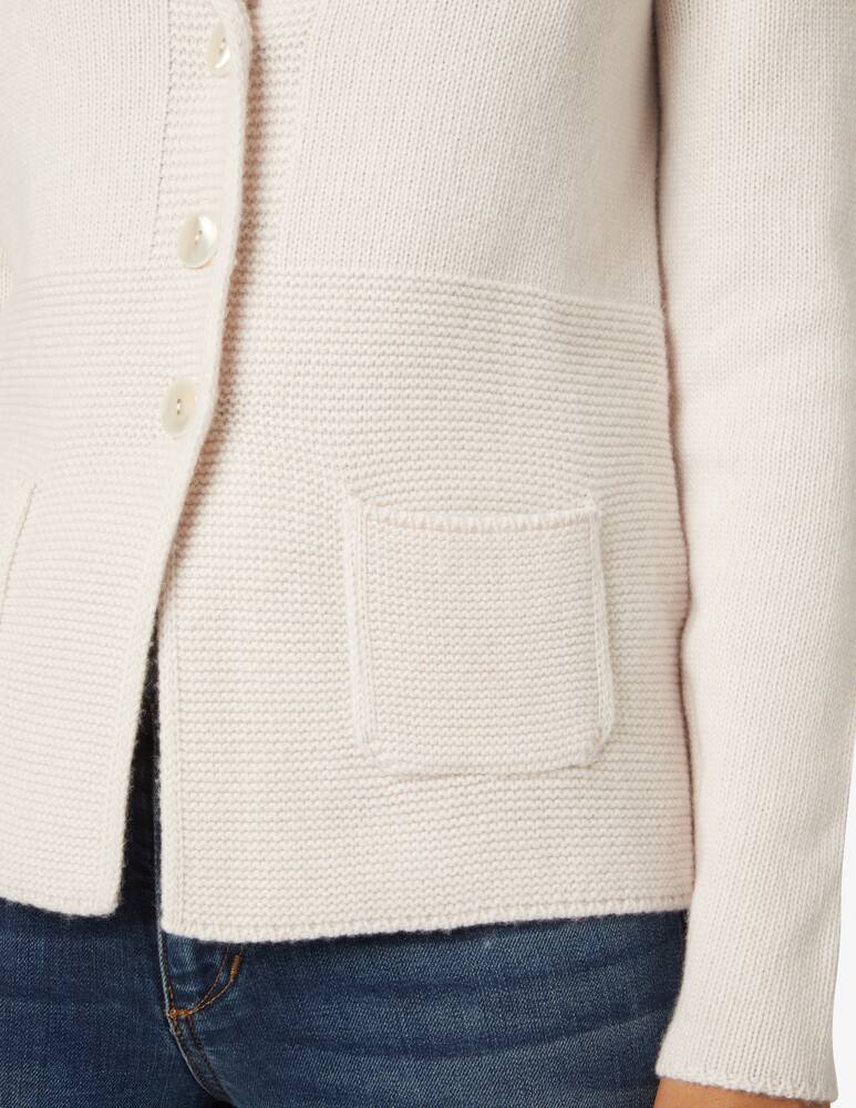 rinascente Elizabeth Ascot Cardigan in misto lana - Bianco