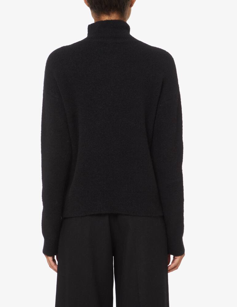 Rinascente Collection Turtleneck with dropped sleeves - Black - picture 3 Rinascente Collection Turtleneck with dropped sleeves - Black - picture 3