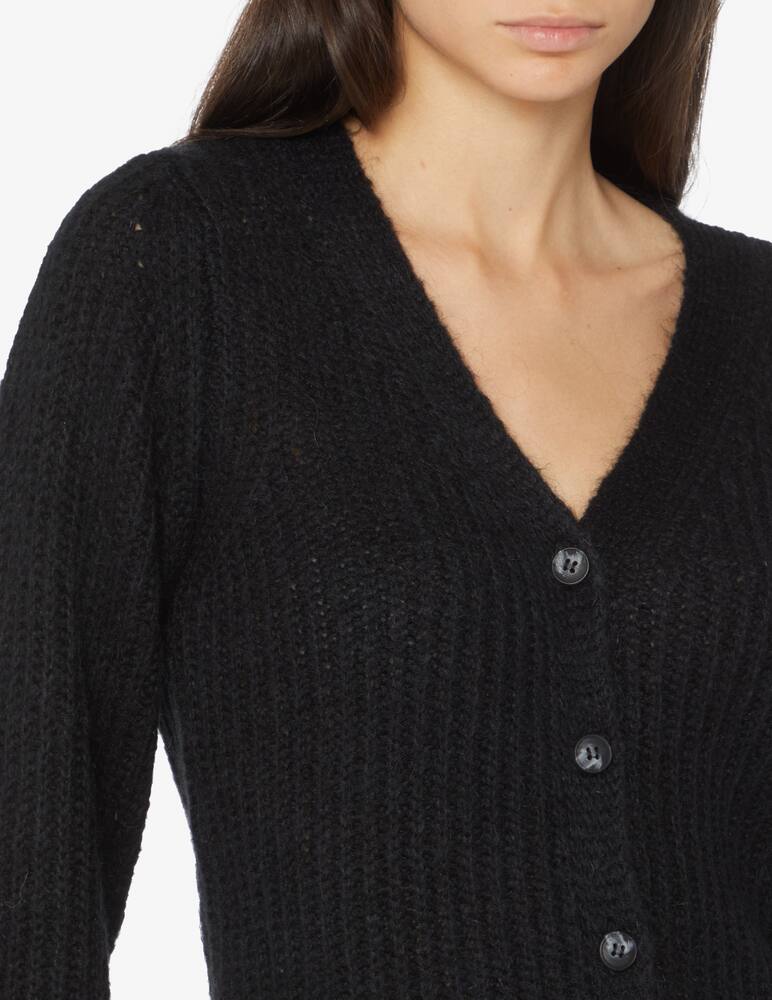 rinascente Rinascente Collection Cardigan 4 bottoni corto - Nero