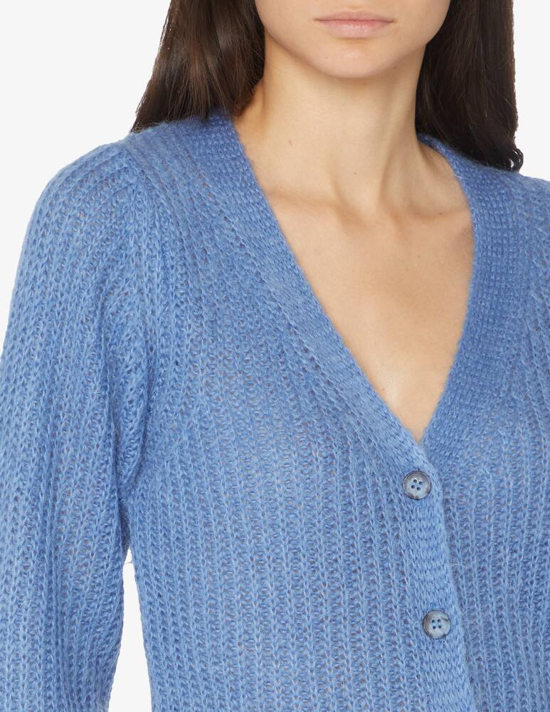 rinascente Rinascente Collection Cardigan 4 bottoni corto - Azzurro