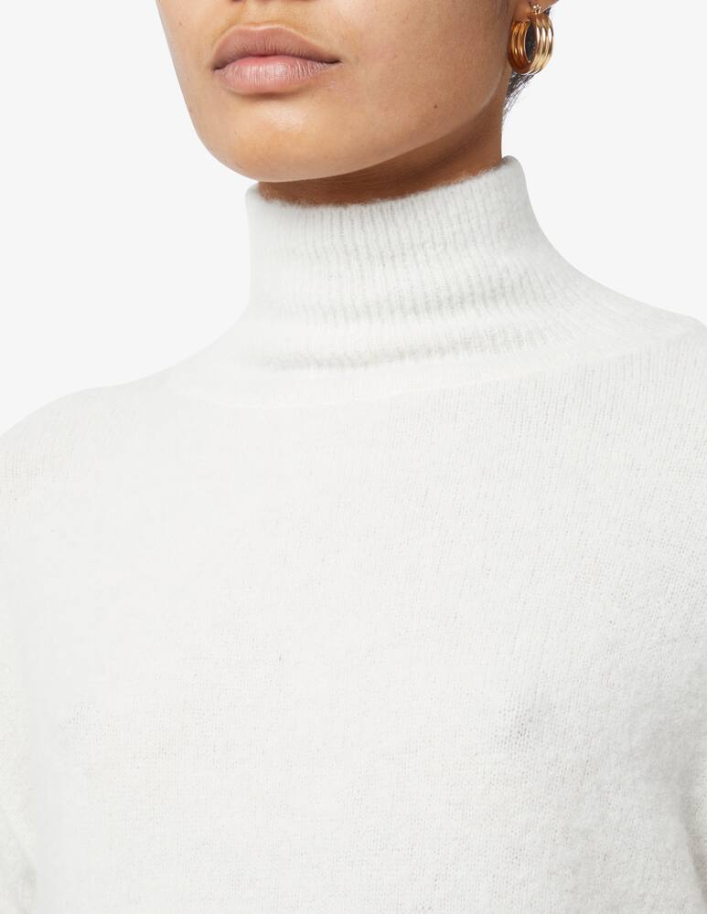 Rinascente Collection Turtleneck with dropped sleeves - White - picture 4 Rinascente Collection Turtleneck with dropped sleeves - White - picture 4