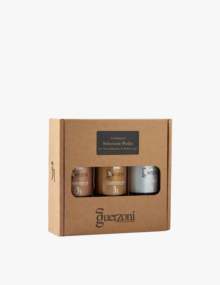 Guerzoni 3 Bottiglie di Condimenti con "Aceto Balsamico di Modena" - immagine 1 Guerzoni 3 Bottiglie di Condimenti con "Aceto Balsamico di Modena" - immagine 1