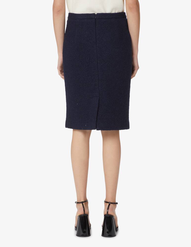 rinascente Elizabeth Ascot Front cut pencil skirt - Blue