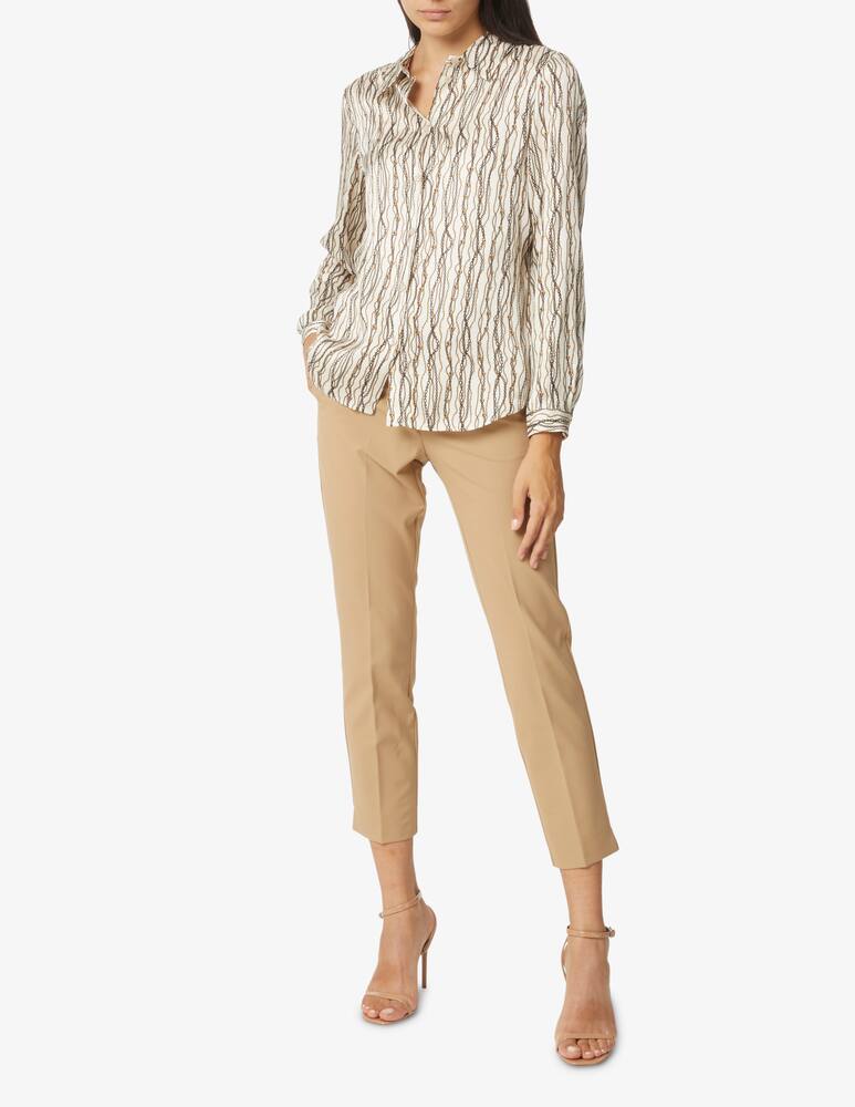 rinascente Elizabeth Ascot Camicia collo chiuso abbottonato - Beige