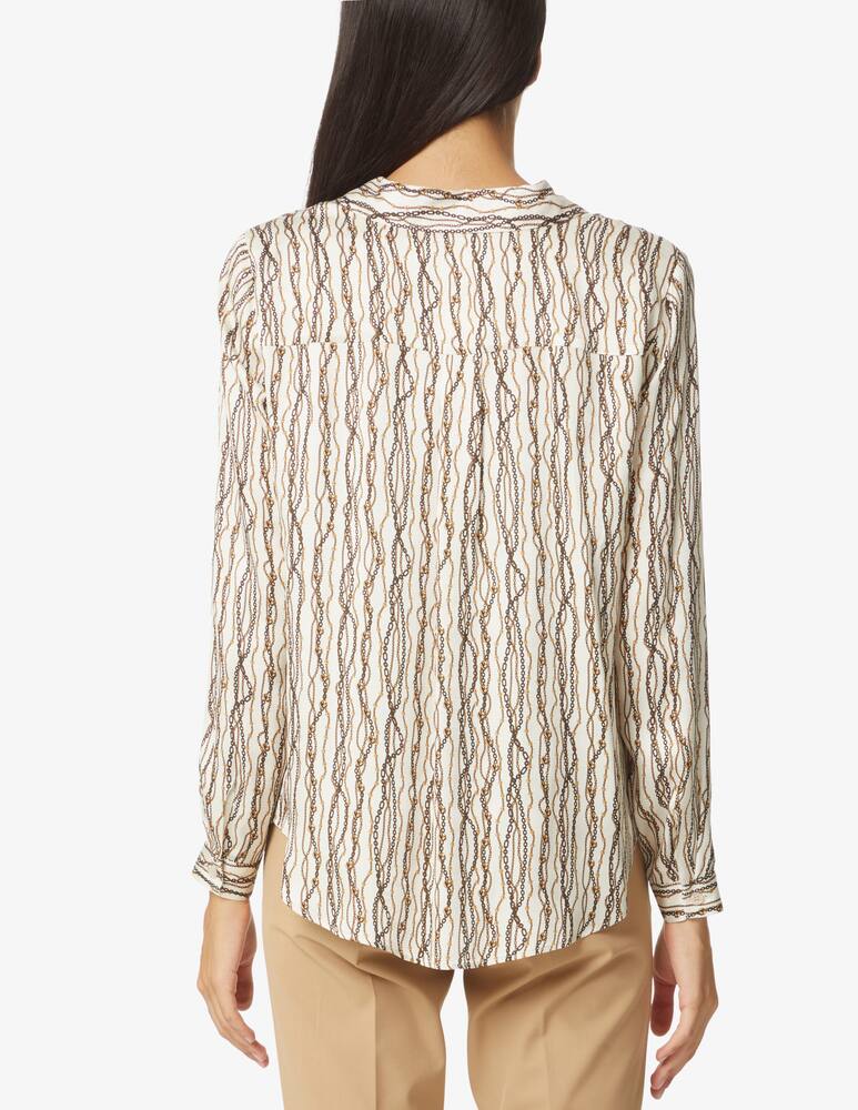 rinascente Elizabeth Ascot Camicia collo chiuso abbottonato - Beige