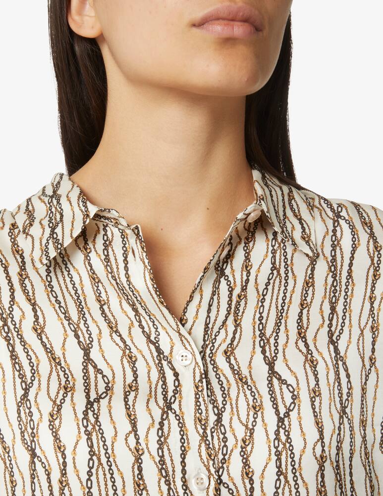 rinascente Elizabeth Ascot Camicia collo chiuso abbottonato - Beige