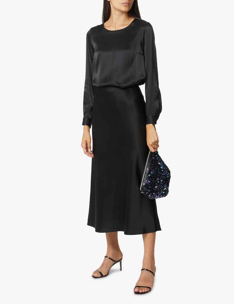 rinascente Elizabeth Ascot Blusa a manica lunga - Nero