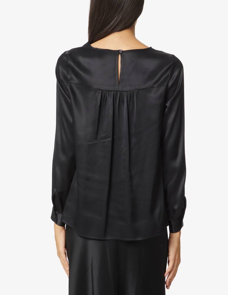 rinascente Elizabeth Ascot Blusa a manica lunga - Nero