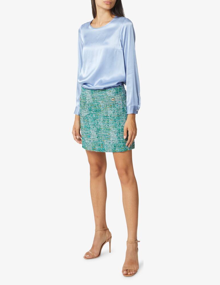 rinascente Elizabeth Ascot Long sleevs blouse - Light blue