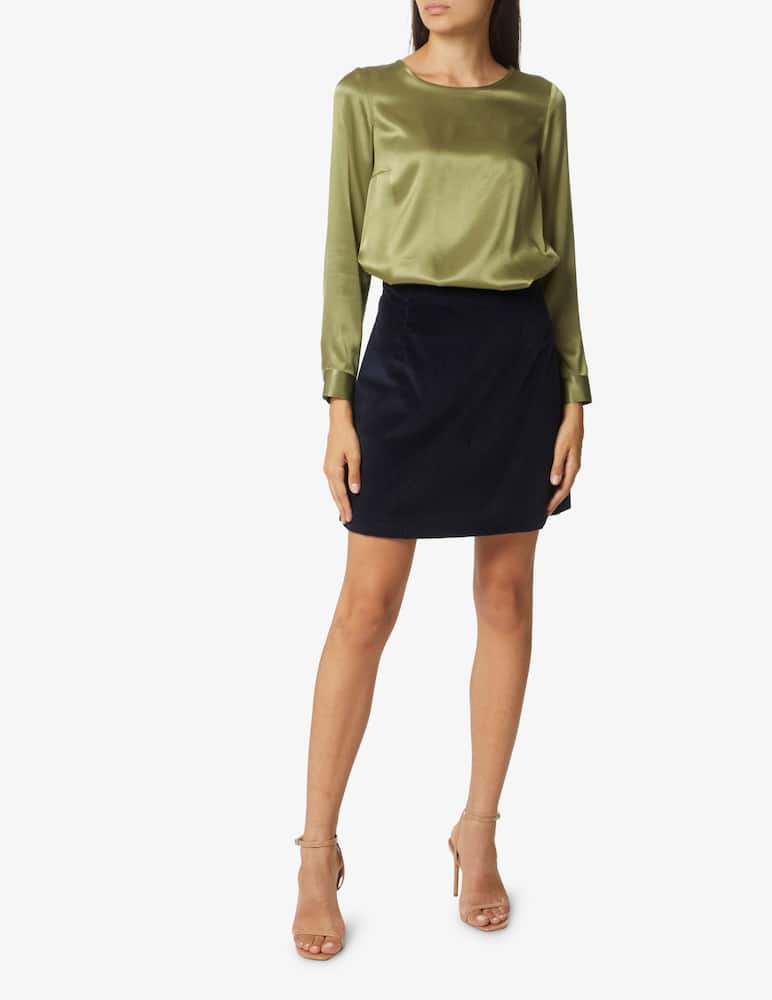 rinascente Elizabeth Ascot Long sleevs blouse - Green