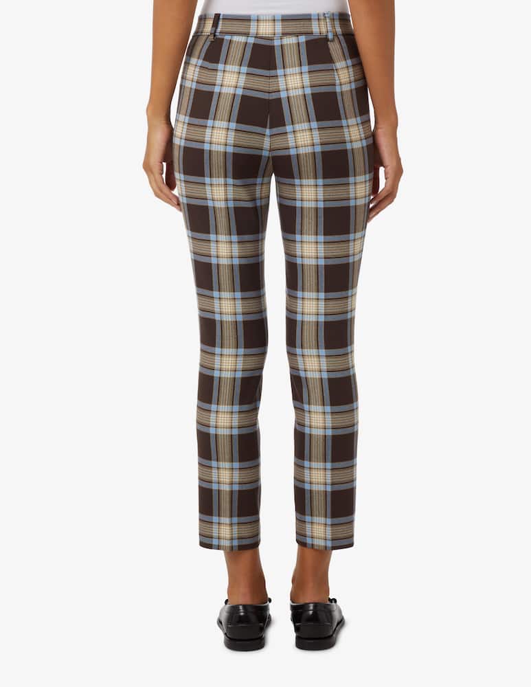 rinascente Elizabeth Ascot Pantalone a quadri - Marrone