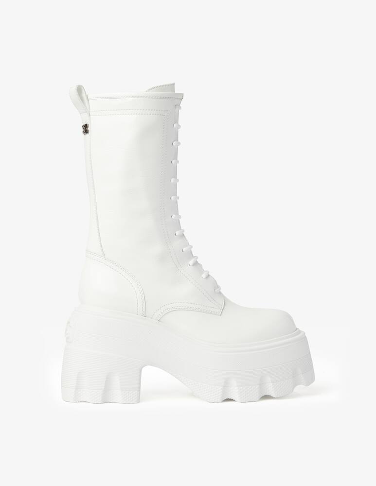 Casadei Combat boots with zip - White - picture 1 Casadei Combat boots with zip - White - picture 1