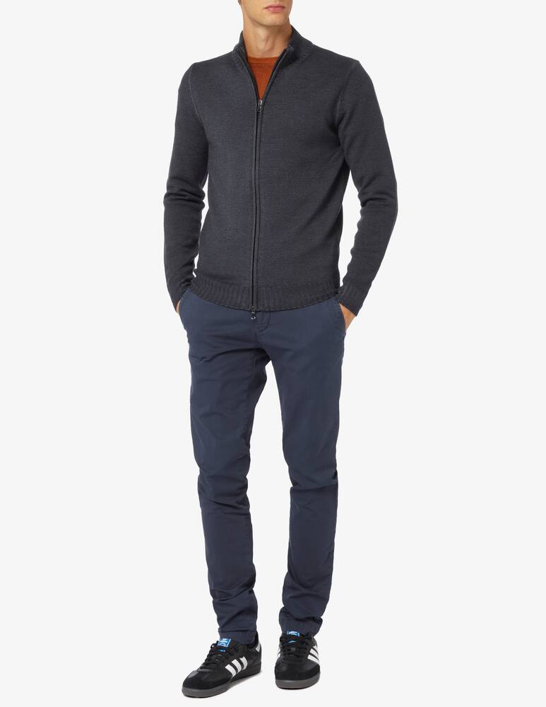 rinascente Ferrante Maglia in merino con cerniera