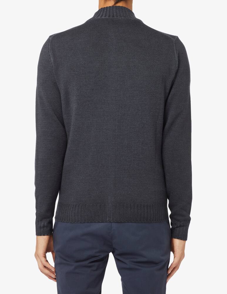 rinascente Ferrante Maglia in merino con cerniera